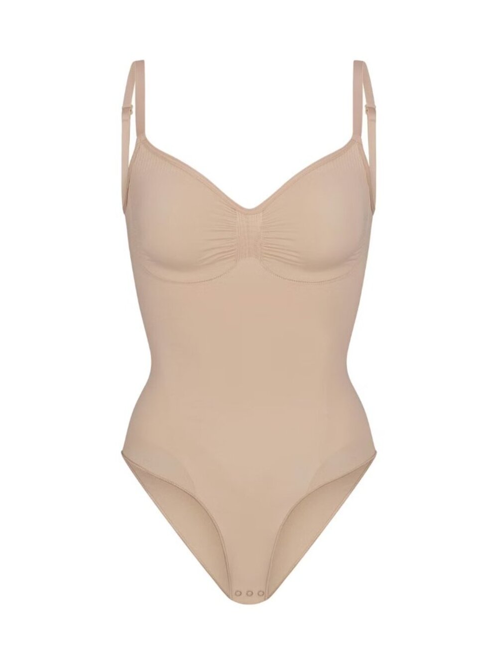 SKIMS Nude Bodysuit Shapewear XXS–XS Seamless Sculpt Top Brand New